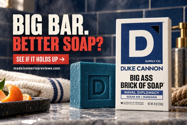 Duke Cannon Naval Diplomacy: Big Bar, Better Soap?